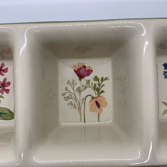 LONGABERGER Botanical Fields Relish Condiment Dish - Picture 5 of 11